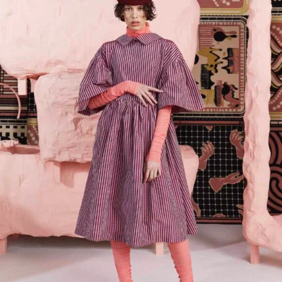 Henrik Vibskov Balsam Dress in Ros Tiles - Picture 6 of 6